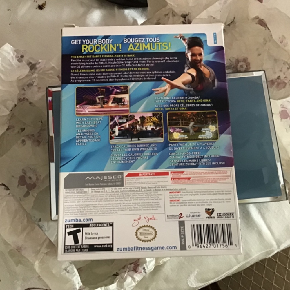 WII Zumba disc - Picture 3 of 4